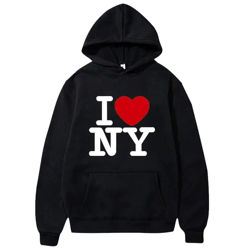 Street Fashion Of New York - أنا أحب نيويورك Pritned هوديس المرأة