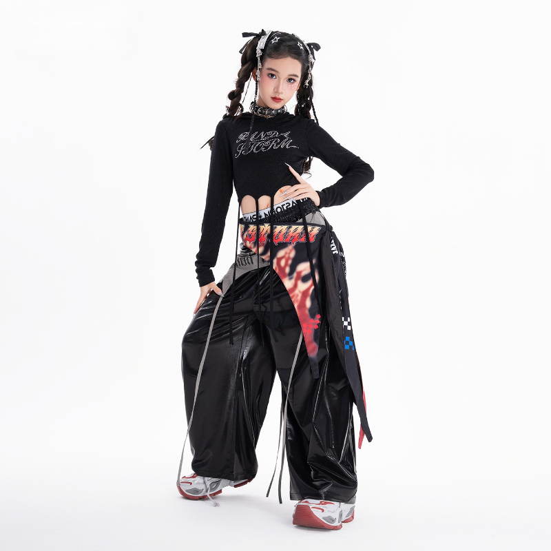 Street Fashion Kpop - الفتيات الهيب هوب ملابس الرقص مجموعات