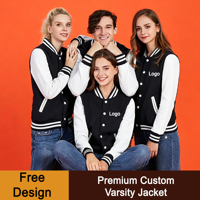 Street Fashion Logo Design - جاكيتات فارسيتي مخصصة فاخرة للرجال، أزياء