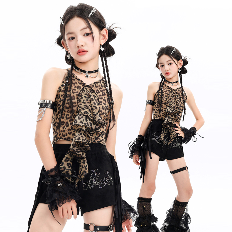 Street Fashion Kpop - أزياء رقص الجاز للفتيات، ملابس أداء