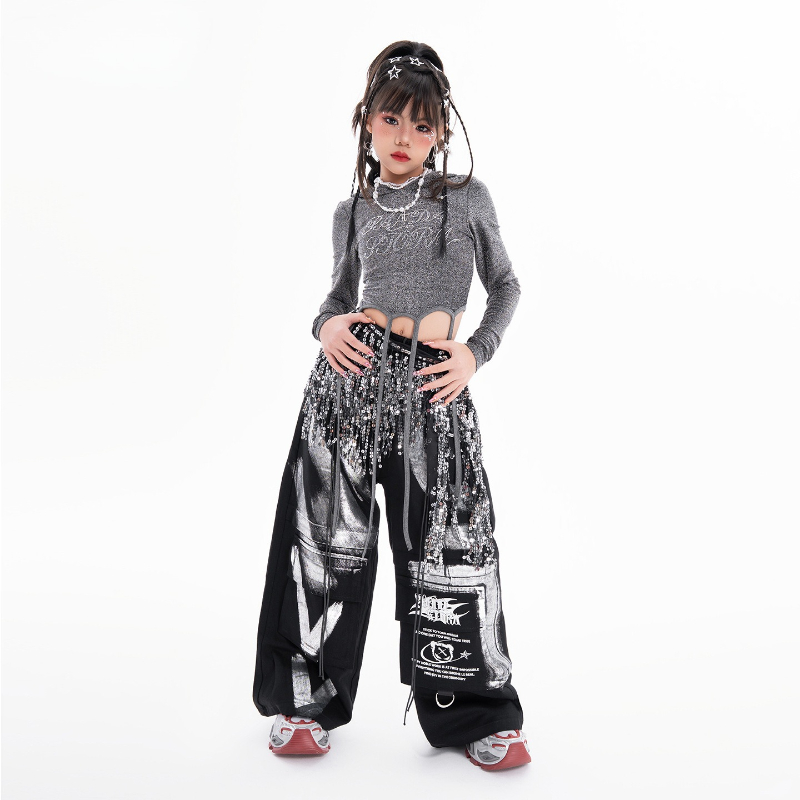 الفتيات الهيب هوب ملابس الرقص  - مراجعة Street Fashion Kpop وسعره