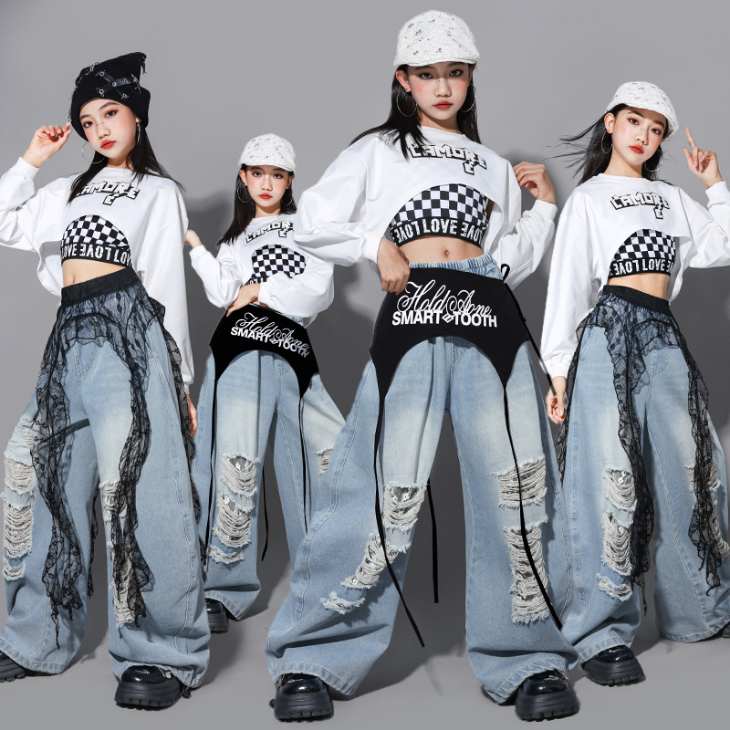 مجموعة ملابس هيب هوب للفتيات،  - مراجعة Street Fashion Kpop وسعره