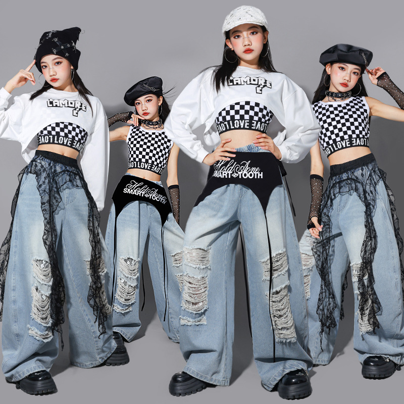 مجموعة ملابس هيب هوب للفتيات،  - مراجعة Street Fashion Kpop وسعره
