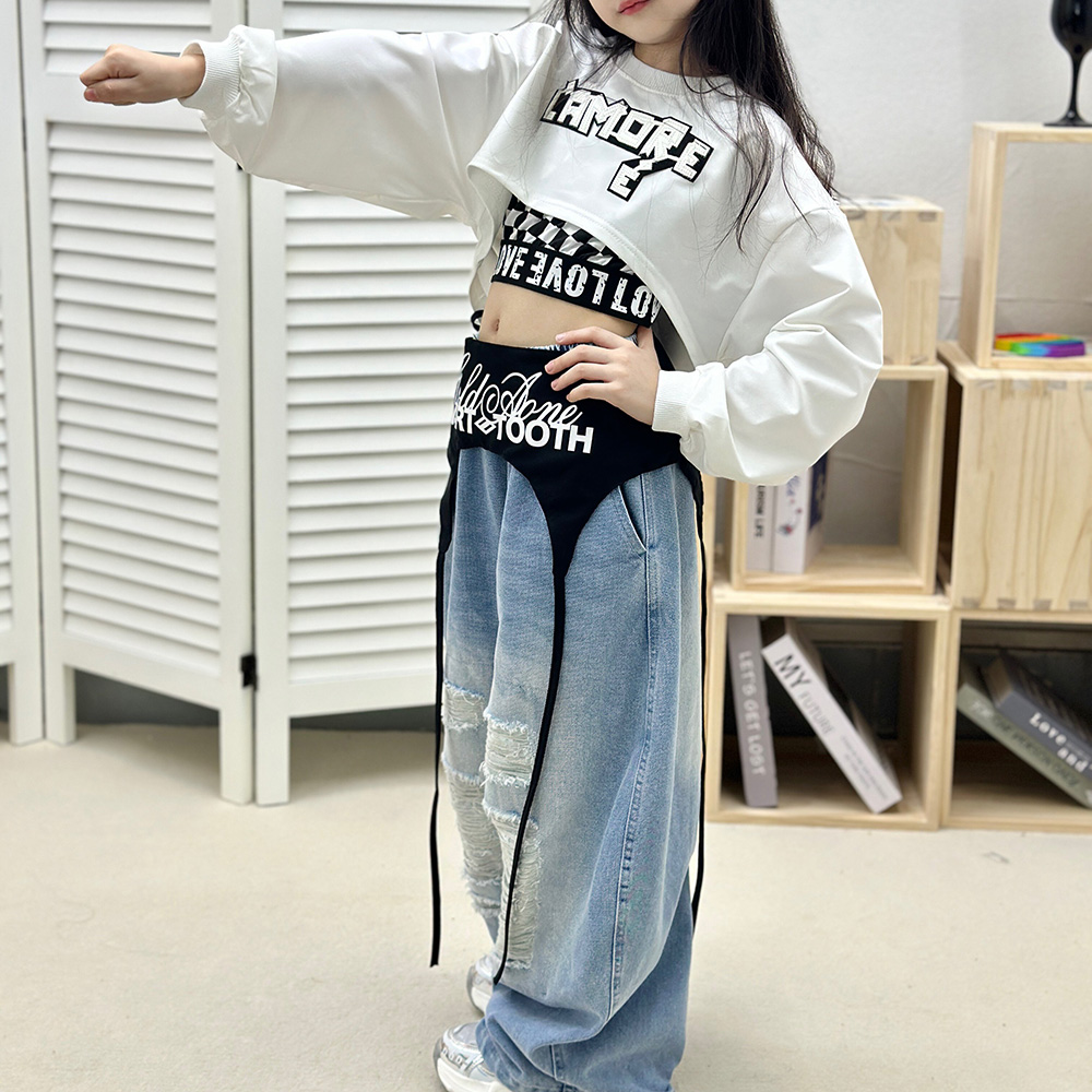 مجموعة ملابس هيب هوب للفتيات،  - مراجعة Street Fashion Kpop وسعره
