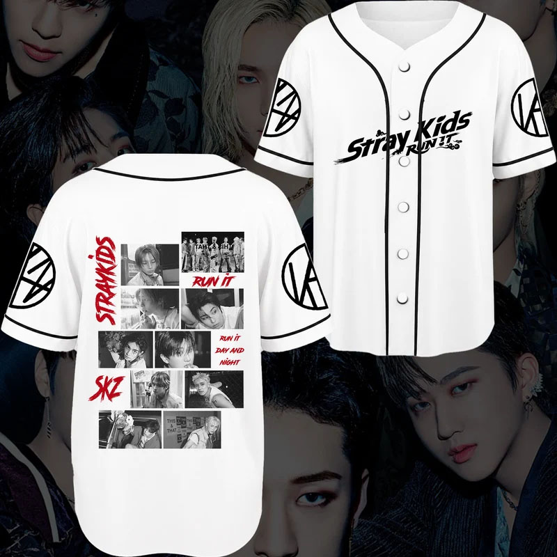 قميص بيسبول بأزرار وأكمام قصير - مراجعة Street Fashion Kpop وسعره