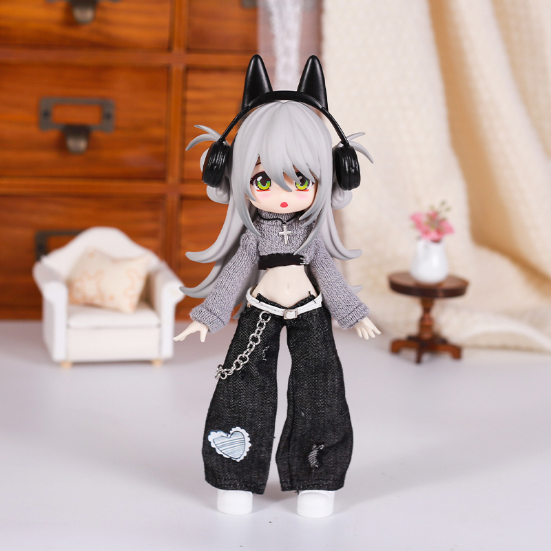 Bjd ملابس دمى الشارع موضة مزاج - مراجعة Street Fashion Girl وسعره
