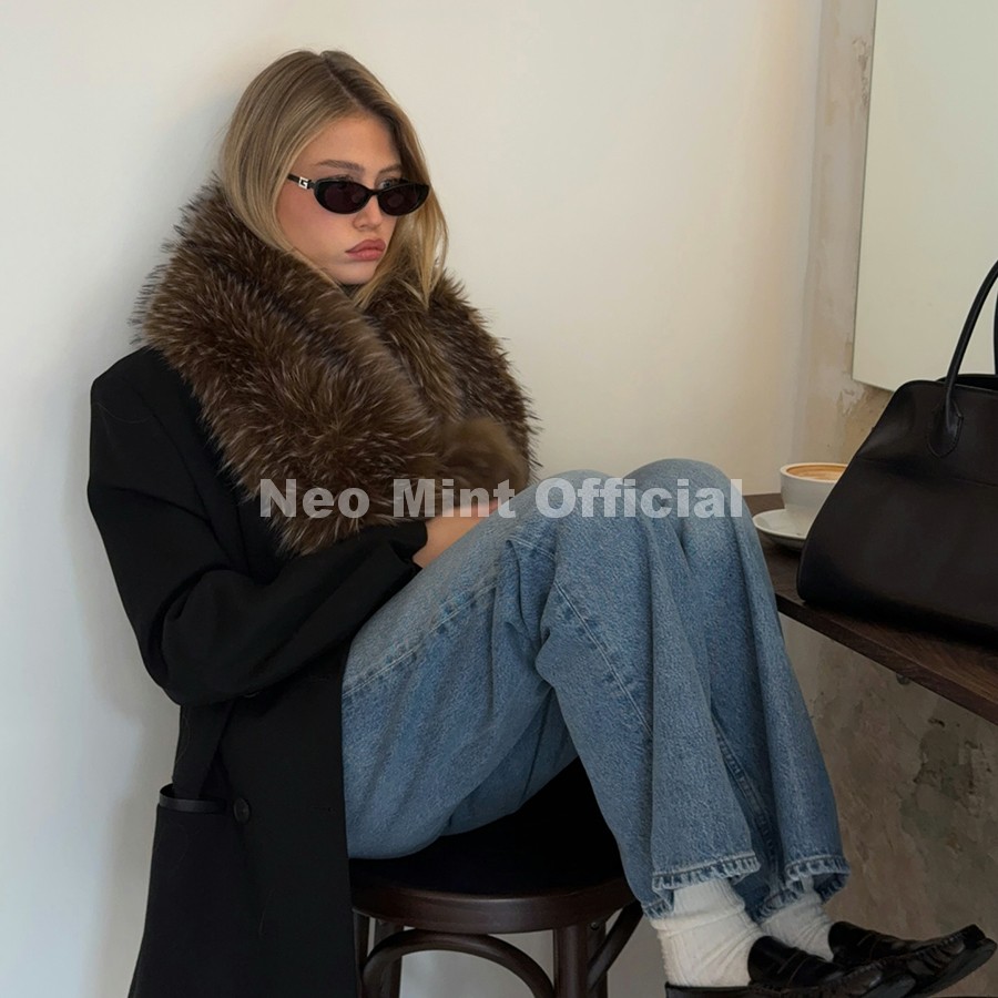 وشاح شتوي سميك ودافئ من الفرو  - مراجعة Street Fashion Girl وسعره