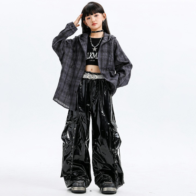 الفتيات أزياء رقص الجاز مقنعين - مراجعة Street Fashion Kpop وسعره