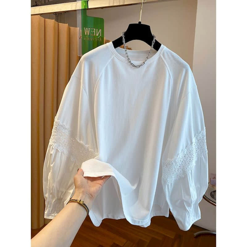 تيشيرتات نسائية سادة بقصة واسع - مراجعة Longline Tee Oversized وسعره