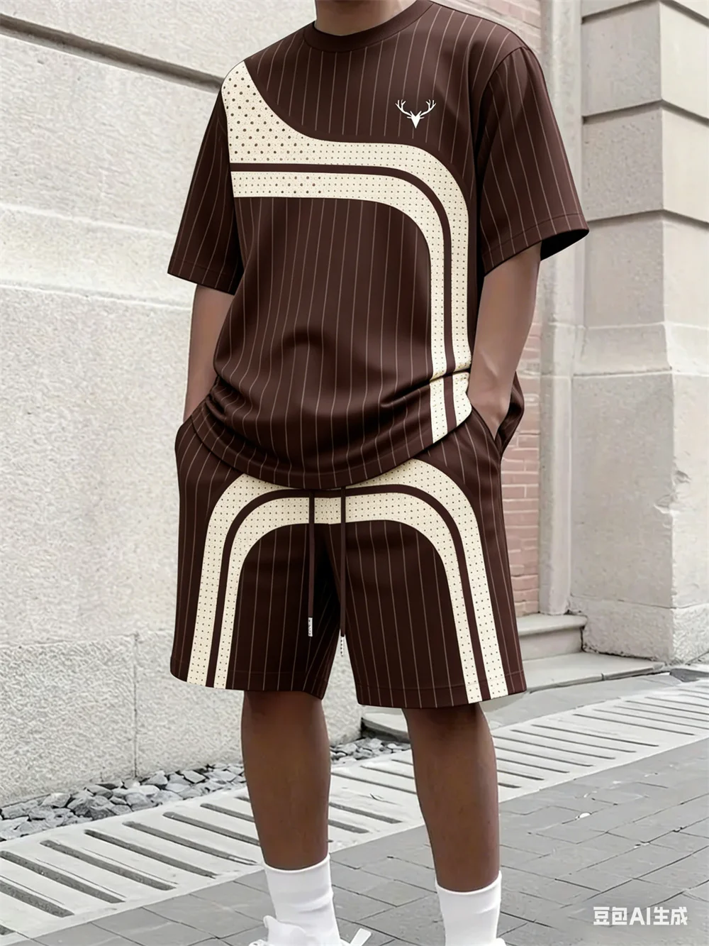 طقم صيفي أنيق للرجال مكون من ت - مراجعة Street Fashion Tshirt وسعره