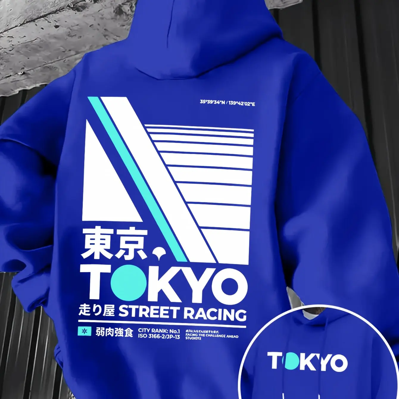 هودي رجالي مطبوع على الوجهين ب - مراجعة Street Fashion In Tokyo وسعره