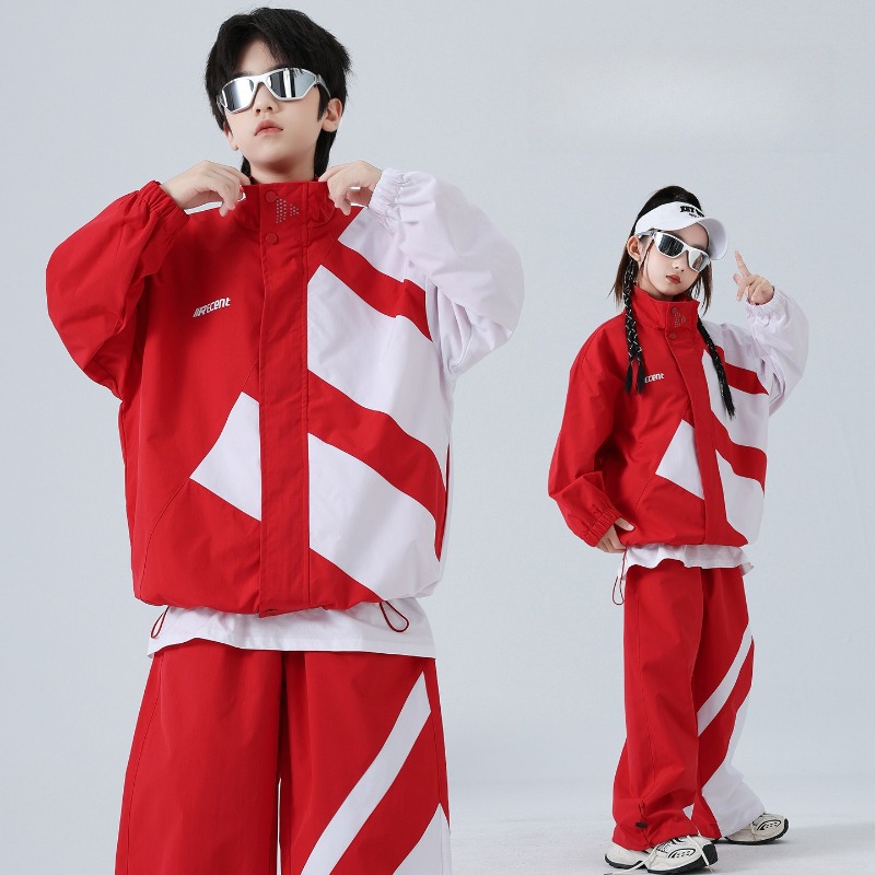 طقم سترة واقية من الرياح وبنطل - مراجعة Street Fashion Kpop وسعره